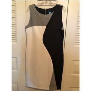 Black and white dress